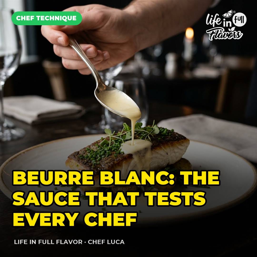 🔬 CHEF TECHNIQUE · Beurre blanc: the sauce that tests every chef